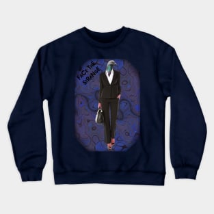 Blue lady pigeon Crewneck Sweatshirt